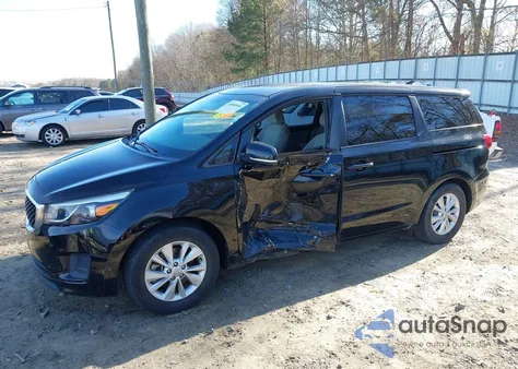 2017 Kia Sedona Lx from USA, damaged, VIN KNDMB5C11H6229504